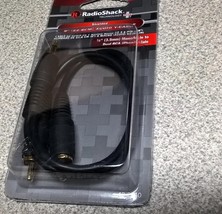 RadioShack 9&quot; Stereo Audio Y-Cable 1/8&quot; Mono Male to Dual RCA Male New 4... - $3.87