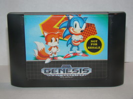 SEGA GENESIS - SONIC THE HEDGEHOG 2 - NOT FOR RESALE (Game Only) - £27.53 GBP