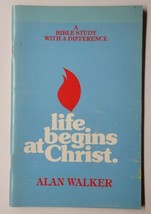 Life Begins At Christ Alan Walker 1979 Paperback Booklet - £6.36 GBP