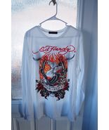 RARE Ed HARDY DEAD ALIVE T SHIRT Men Size XXL Rhinestones Crystal - $353.80 MXN
