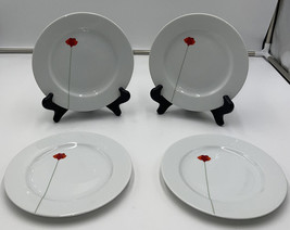 4-Vista Alegre Poppy Papoilas Bread &amp; Butter Plate - £30.89 GBP