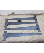 4 HUGE Strap T Hinges 24&quot; Tee Hand Forged Gate Barn Rustic Medieval Iron... - $2,527.07 MXN