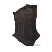 No Nonsense Women&#39;s Wardrobe Trouser Sock, Black-9 Pair Pack, one Size - £27.17 GBP