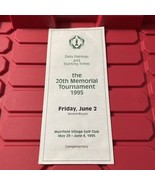 The Memorial Tournament Golfing Dublin Ohio 20th Annual Pairings Brochur... - $18.50 CAD