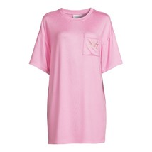 Celebrity Pink Sleep Womens Pink Oversized Sleep Shirt Nightgown Size M/L Nwt - £7.86 GBP