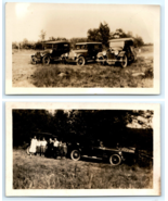 Lot of 2 Model T  Model A? Antique Cars Photographs - $19.80