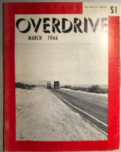 OVERDRIVE vintage Trucking Magazine  March 1966 - £39.56 GBP