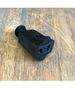 2 Pin Socket Electric Outlet-Black, Polarized Cord Socket Connector - £3.37 GBP
