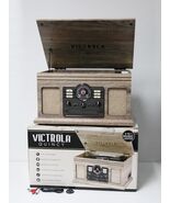 Victrola VTA-200B 6-in-1 Bluetooth Turntable - Farmhouse Oatmeal - $105.10 CAD