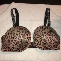 Victoria’s Secret Very Sexy Push Up Jewel Bling Strap Spell Out Size 32DD EUC - £23.70 GBP