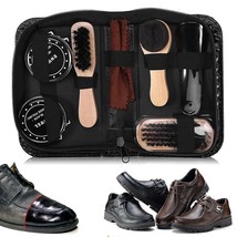 8pcs Leather Shoes Care Tool Boot Polishing Cleaning Kit - £18.83 GBP