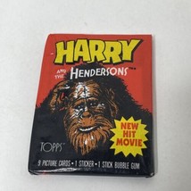 Vintage 1987 Topps Harry And The Hendersons Wax Pack Sealed - £5.68 GBP