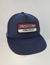 Vintage Freightliner Trucks trucker hat full padding navy blue snapback - $23.75