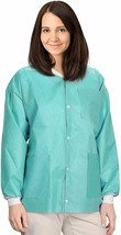 Disposable Lab Jackets Medium 100 Pack Teal 30 Inches - £263.38 GBP