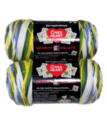 2 Yarnspirations Red Heart Granny Square Soft White Spring Serene Medium... - $605.17 MXN