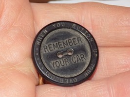 Vintage Alemite Winter Gear Lubricant Plastic Advertising Embossed Button - $34.65