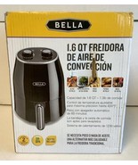 NEW Bella 14683 1.6-qt. Black Analog Air Convection Fryer dishwasher safe - £22.07 GBP