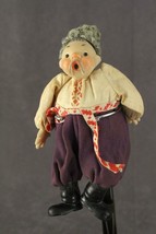 Vintage Toy Ethnic Costume Ukraine Gogol Chub Cossack Russian Character Doll - £28.04 GBP