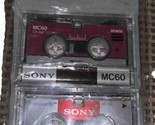 Sony MC-60 Gemini MC60  Microcassette As Blanks Cassette Tape Disc 60 Mi... - $4.99