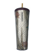 New Starbucks Fall 2020 NEW Gold Quilted Rose Venti Tumbler 24oz - $658.42 MXN