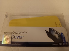 Samsung Galaxy S4 Flip Cover EF-F195BYEST1 Yellow Brand New In Retail Packaging - £19.58 GBP