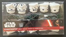 Star Wars Disney Stormtroopers Helmets Holiday Light Set 10-Light String New - £19.45 GBP