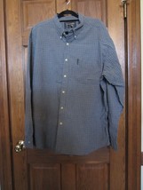 Vintage Abercrombie &amp; Fitch Blue Plaid Button Down Long Sleeve Shirt - S... - £21.04 GBP