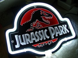 Jurassic Park Movie Beer Bar Neon Light Sign 10&quot; x 6&quot; - £153.68 GBP