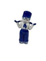 VTG Little Boy Blue Dutch Boy Porcelain Figurine Made In Japan 6.5 inches tall - £14.93 GBP