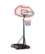 Kids Adjustable Basketball Hoop Portable Backboard System Wheels Ages 8 ... - £89.15 GBP