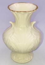 Vintage Lenox Elfin Collection Bud Vase USA 4.5&quot; Tall 3&quot; Diameter w/ Gol... - $10.39