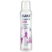 Isana Aktiv Deodorant Spray 0% Alcohol 150ml -FREE Shipping - £7.02 GBP