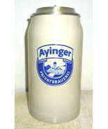 Ayinger Brauerei Aying Salt-glazed Lidded 1L Masskrug German Beer Stein NEW - £31.92 GBP
