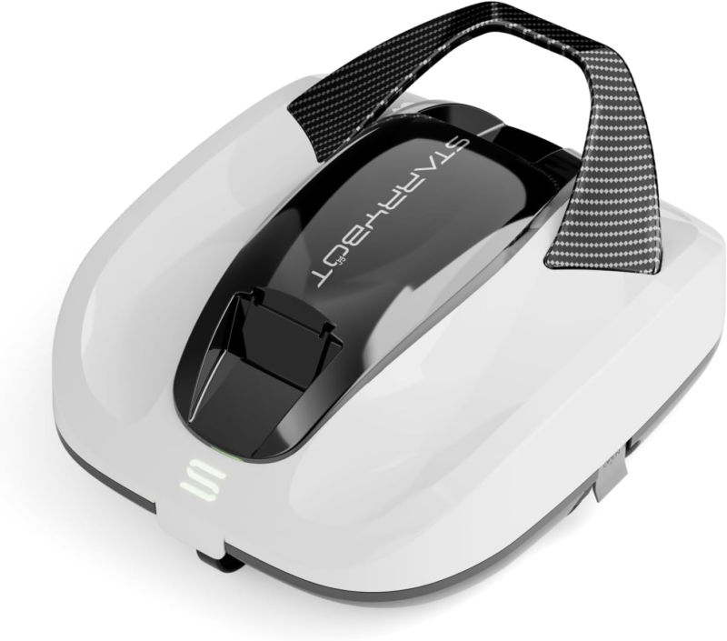 Cordless Robotic Pool Cleaner, Portable Swimming Robotic Pool Vacuum Sel... - $255.58