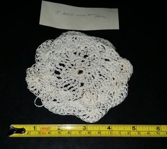 Vintage Hand Crocheted 5 inch Round Trim - $7.99