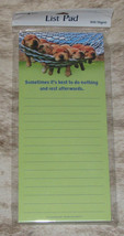 LEANIN TREE Hammock Pups &quot;Best To Do Nothing, Then Rest&quot; #61771~Magnet L... - £6.90 GBP
