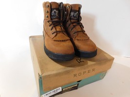 Roper Brown Crossrider Boots Size 8 - £70.88 GBP