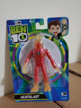 Ben 10 Heatblast Action Figure 5 Inch Cartoon Network Playmates Collection 43377 - $47.99