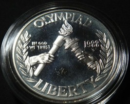 US Plata Dólar 1988 S Olympic Proof Moneda Conmemorativa - £29.50 GBP