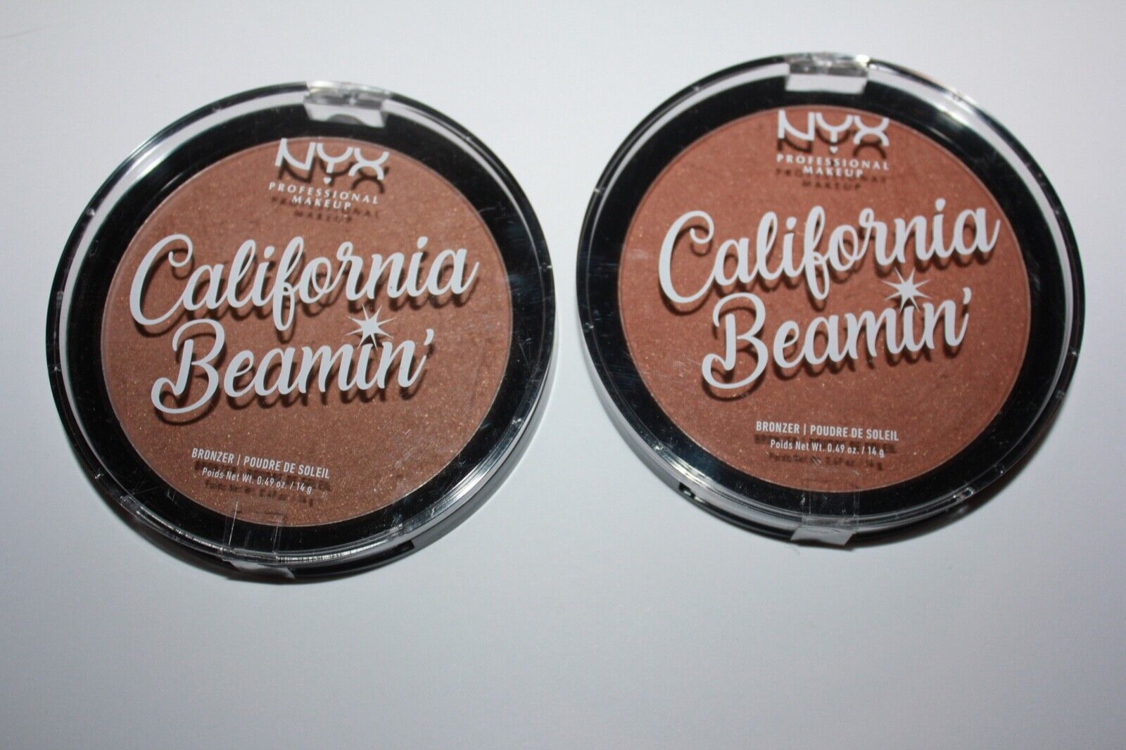 NYX California Beamin' Face & Body Bronzer  CALIBB02 + CALIBB04 Sealed - $16.14