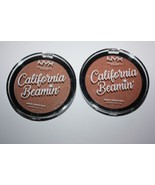 NYX California Beamin&#39; Face &amp; Body Bronzer  CALIBB02 + CALIBB04 Sealed - £12.69 GBP