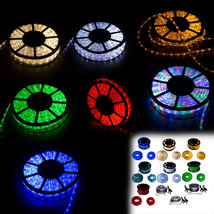 LED Rope Light LED Strip Lights Rope Light Waterproof Xmas Party 50/100/150FT - £19.76 GBP+