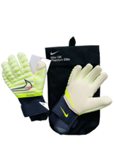 Nike CN6724-701 Phantom Elite GoalKeeper Soccer Gloves White / Green - $148.47