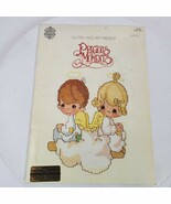 Vintage 1980 Precious Moments Religious Counted Cross Stitch Leaflet - $14.00