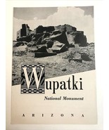 1946 Wapatki National Monument Arizona National Parks Service Map Brochure - $21.41 CAD