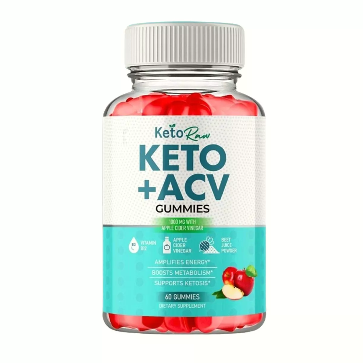 Keto Raw ACV Gummies, KetoRaw Weight Loss Supplement - 60 Gummies - $45.98