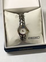 Seiko Quartz Womens SUJ618 Bangle Watch MSRP $335 - £100.53 GBP