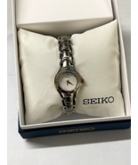 Seiko Quartz Womens SUJ618 Bangle Watch MSRP $335 - £98.32 GBP