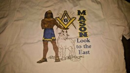 Masonic Freemason short sleeve T-shirt 2B1ASK1 White Freemason T-shirt  - $20.00