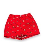 Vtg Lady Wrangler Red Knit Shorts Size 9/10 Slim USA Made Western 24” W ... - £46.54 GBP